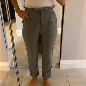 High-waisted trouser pants